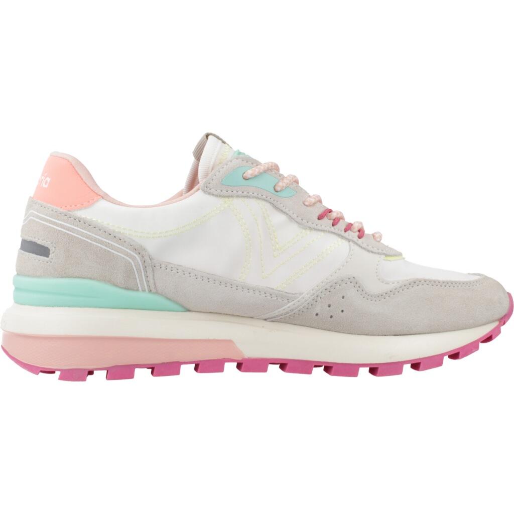 Zapatillas Deportivas Mujer Victoria LUNA NYLON & SERRAJE MULTICOLOR Blanc 4/5