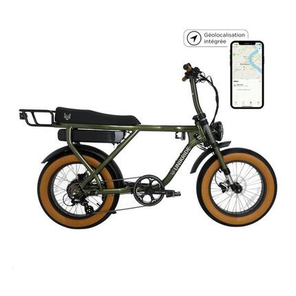 FATSTREET CLASSIC - VÉLO ÉLECTRIQUE BIPLACE CARGO CADRE FERMÉ 250 W - NOIR