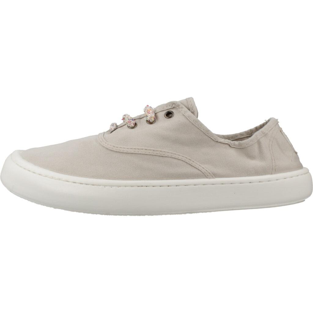 BAREFOOT Deportivas Mujer Victoria OLMO BAREFOOT LONA TINTADA DREC Blanc 2/5