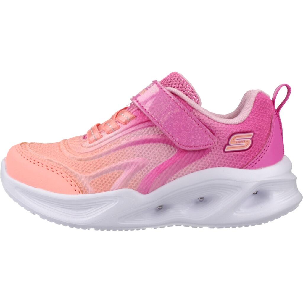 Calçado Skechers S Lights-skechers Sola Glow-, Cor de rosa, Crianças 2/5