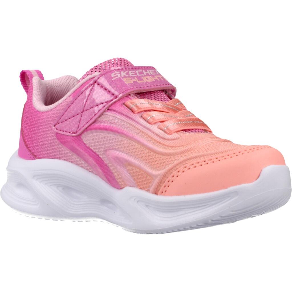 Calçado Skechers S Lights-skechers Sola Glow-, Cor de rosa, Crianças 5/5