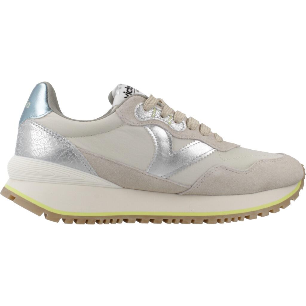 Buty VICTORIA VIENTO NYLON SERRAJE META Beżowy 4/6