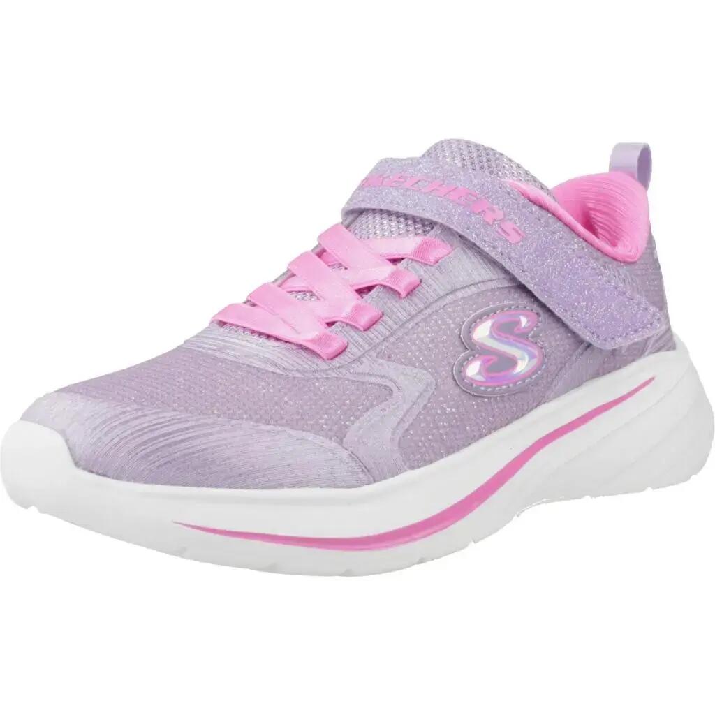 Zapatillas Deportivas Niñas Skechers Wave 90 Lilas Comodas-303557L/LAV