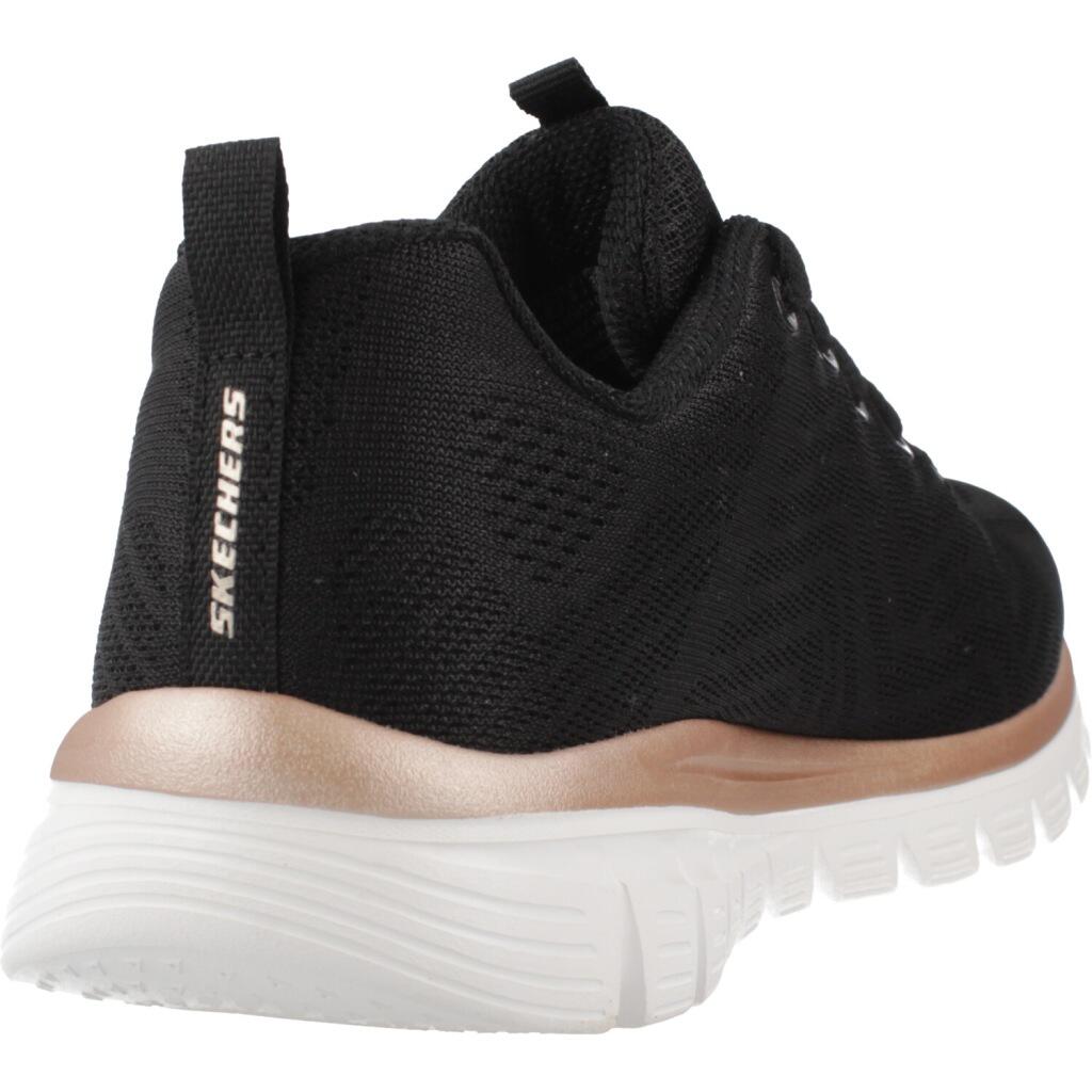 Calçado Skechers Get Connected, Preto, Mulheres 3/5