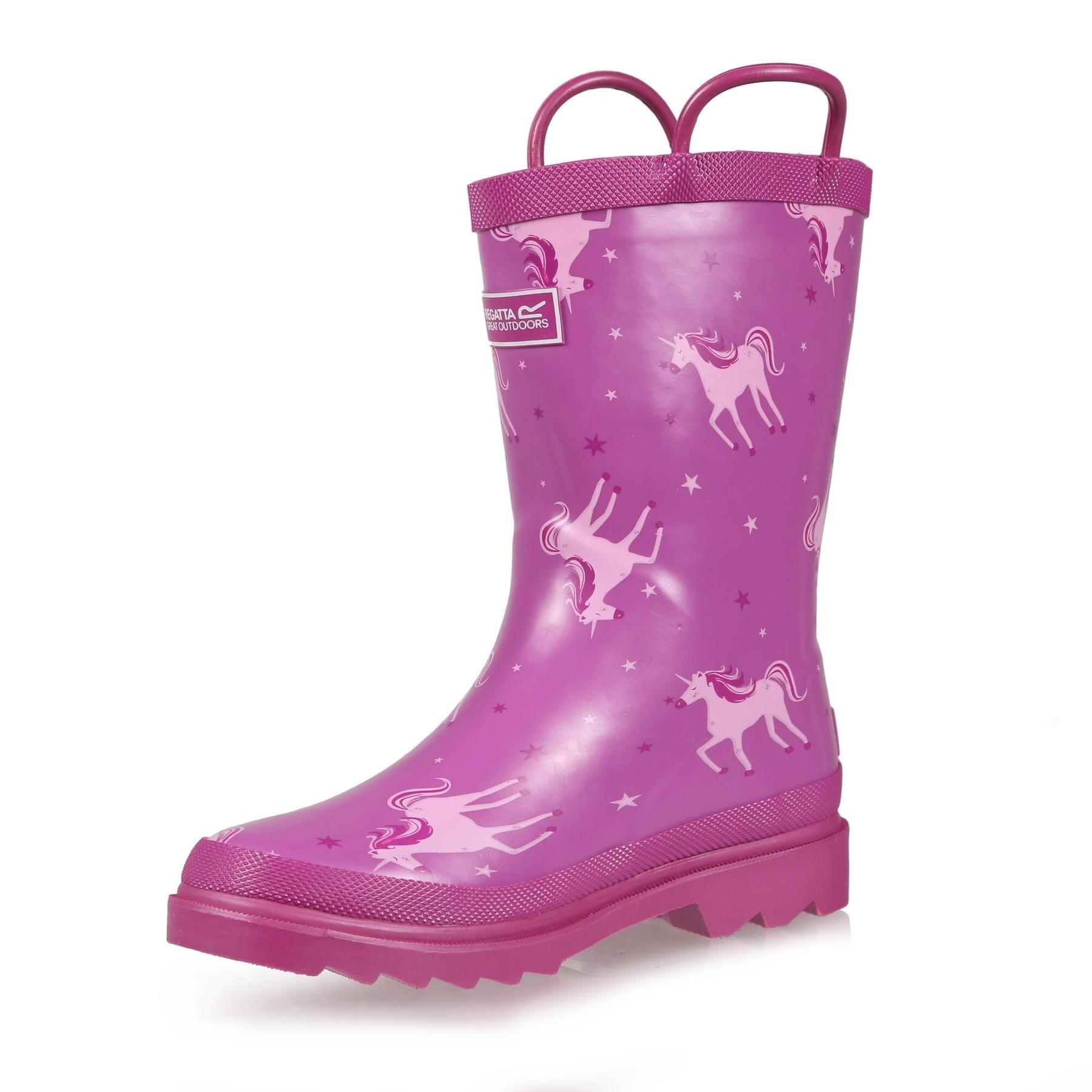 Bottes de pluie imprimé bébé Regatta Minnow 3/6
