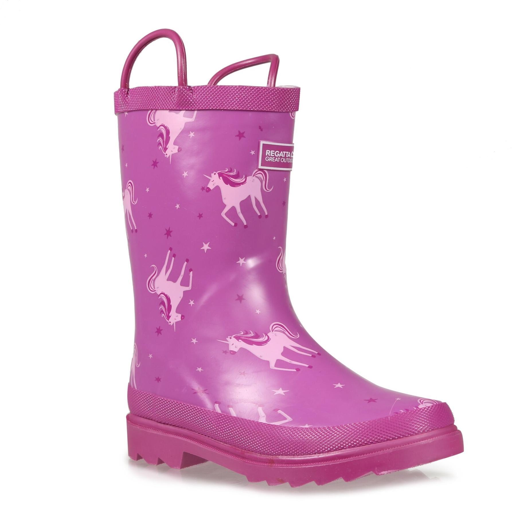 Bottes de pluie imprimé bébé Regatta Minnow 2/6