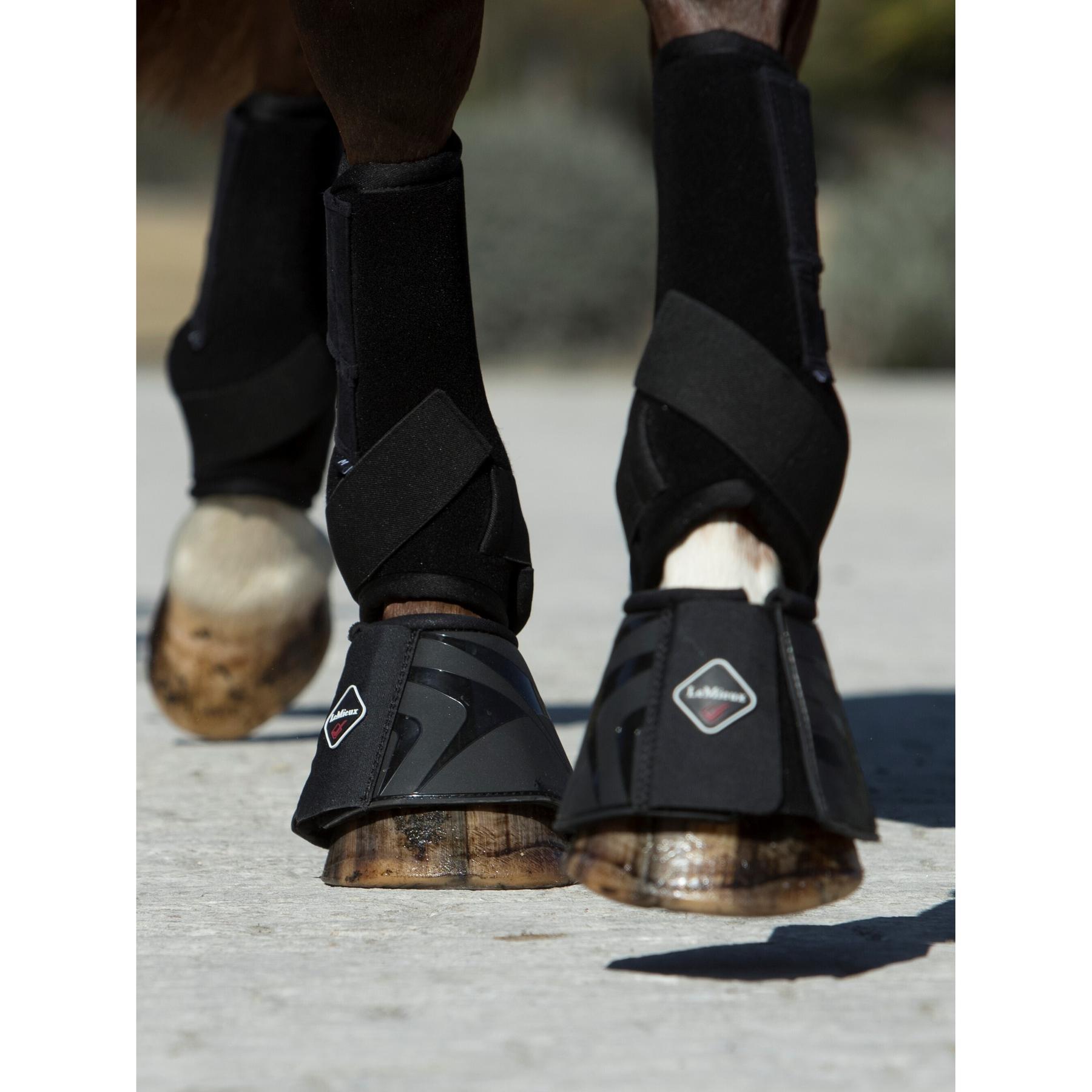 Guêtres postérieurs pour cheval LeMieux ProShell Over Reach 2/4