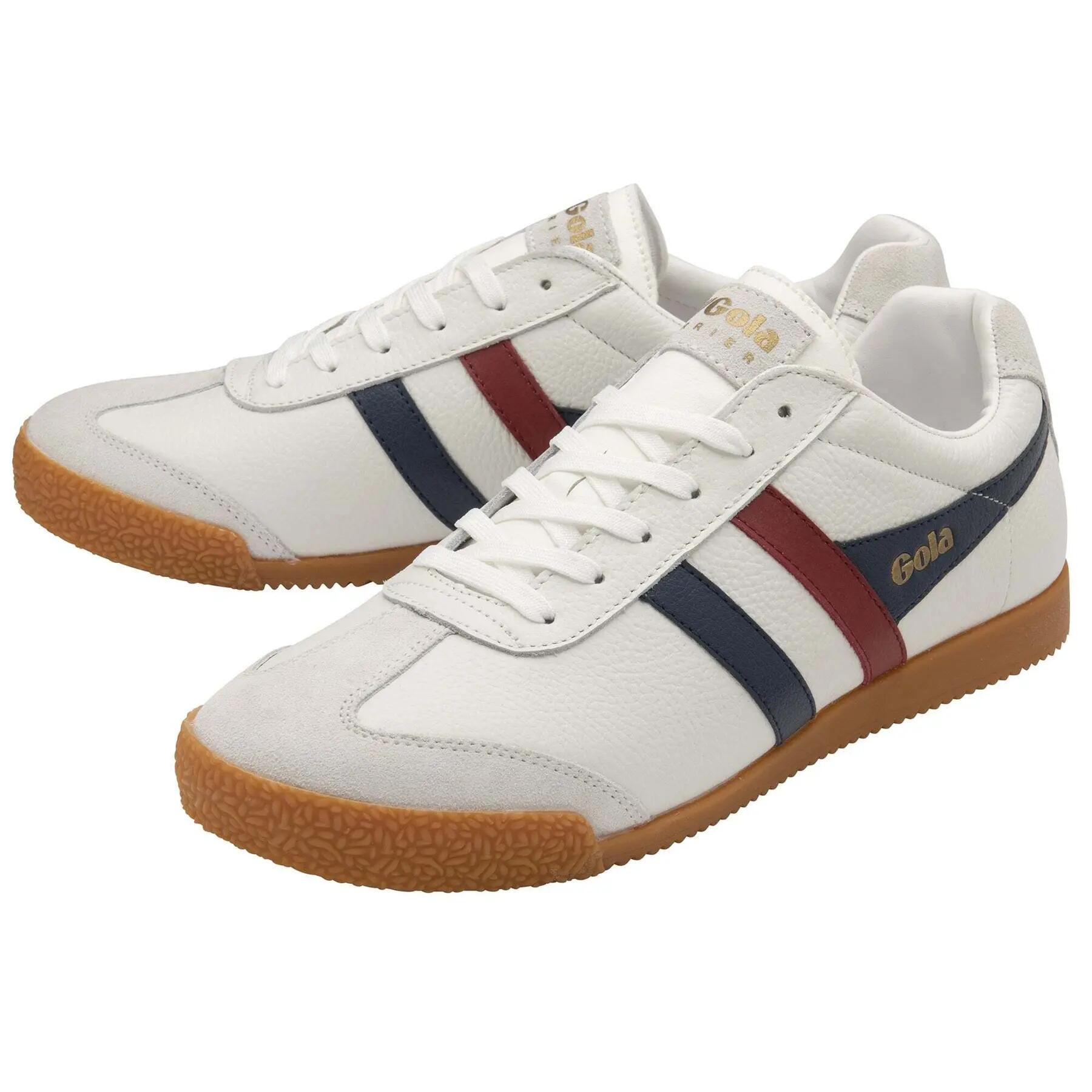 Baskets Homme Baskets Gola HARRIER LEATHER Blanc Gola 6/7