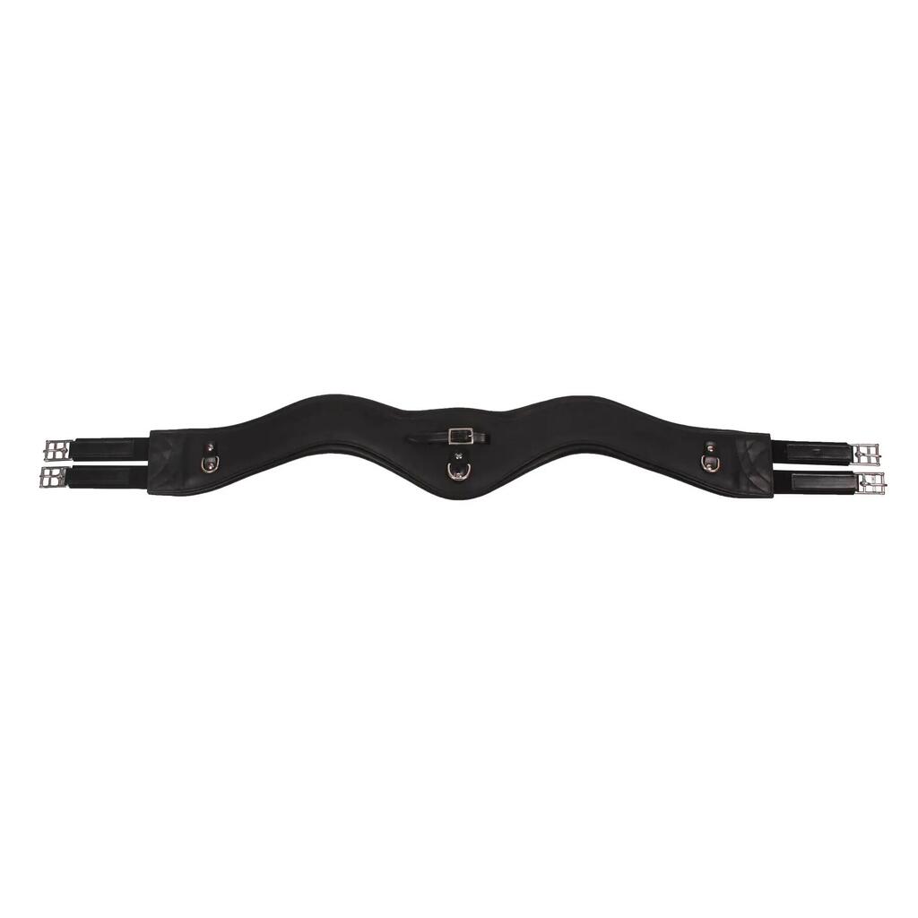 Soft padded anatomical girth for mixed saddles HORKA