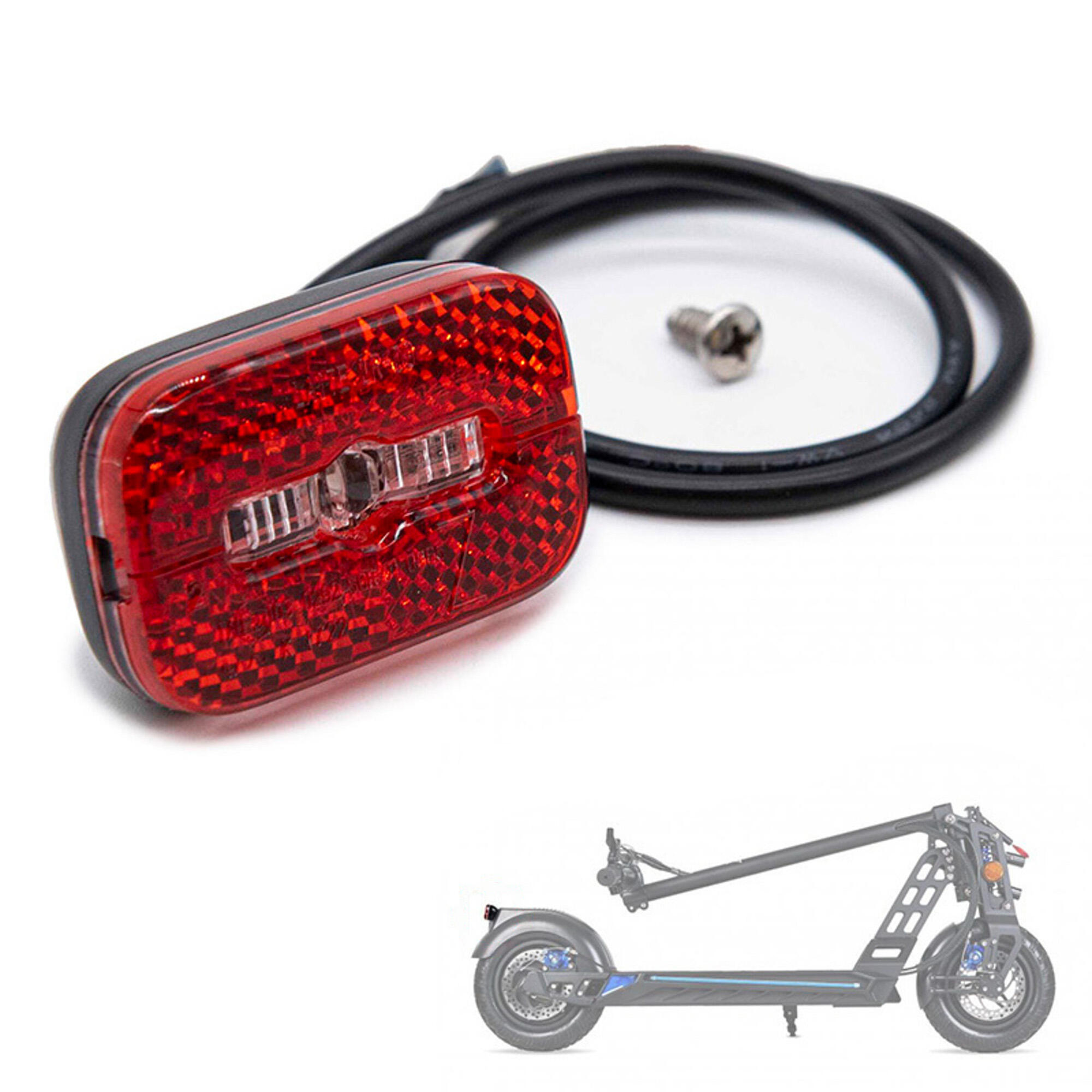 Luz trasera guardabarros 5-72V para Ecoxtrem 1/3
