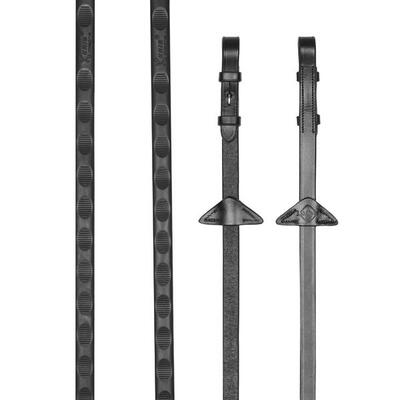 Rubberen paardenteugels lemieux magna grip