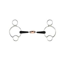 Mors pessoa pour cheval en caoutchouc avec losange Premier Equine