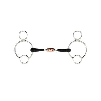 Mors pessoa pour cheval en caoutchouc avec losange Premier Equine