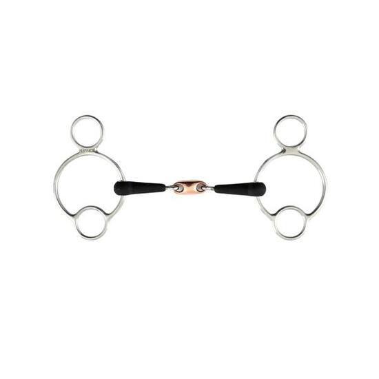Mors pessoa pour cheval en caoutchouc avec losange Premier Equine