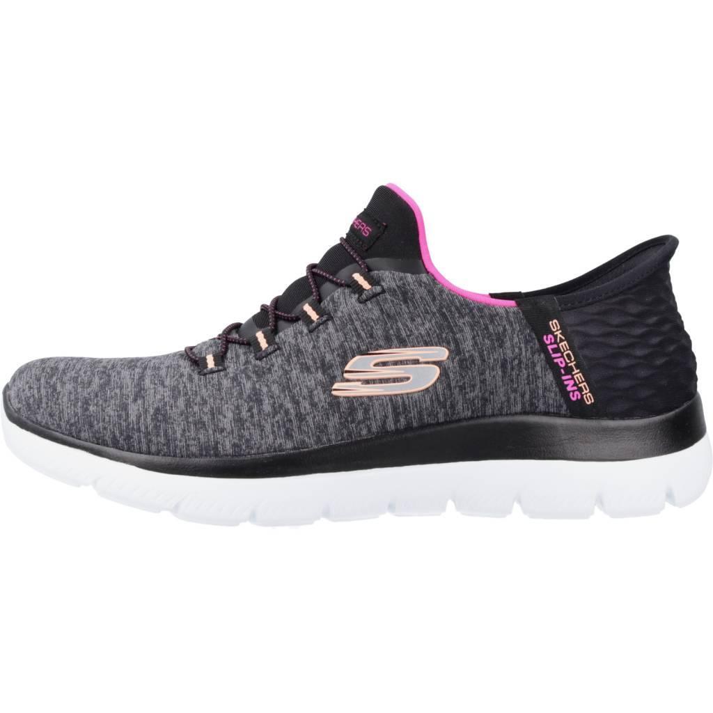 Baskets Femme Baskets Skechers SUMMITS  DAZZLING HAZE Gris Gris Skechers 2/7