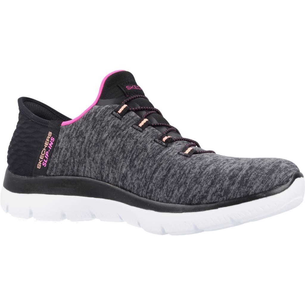 Baskets Femme Baskets Skechers SUMMITS  DAZZLING HAZE Gris Gris Skechers 5/7
