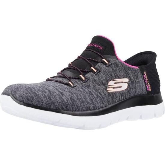 Zapatillas Deportivas Mujer SKECHERS SUMMITS SLIP-INS Negro