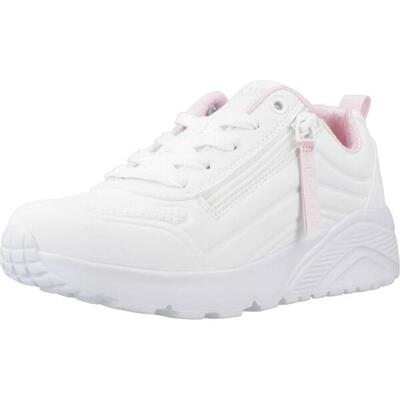 Skechers kinderen uno lite easy zip sneakers wit