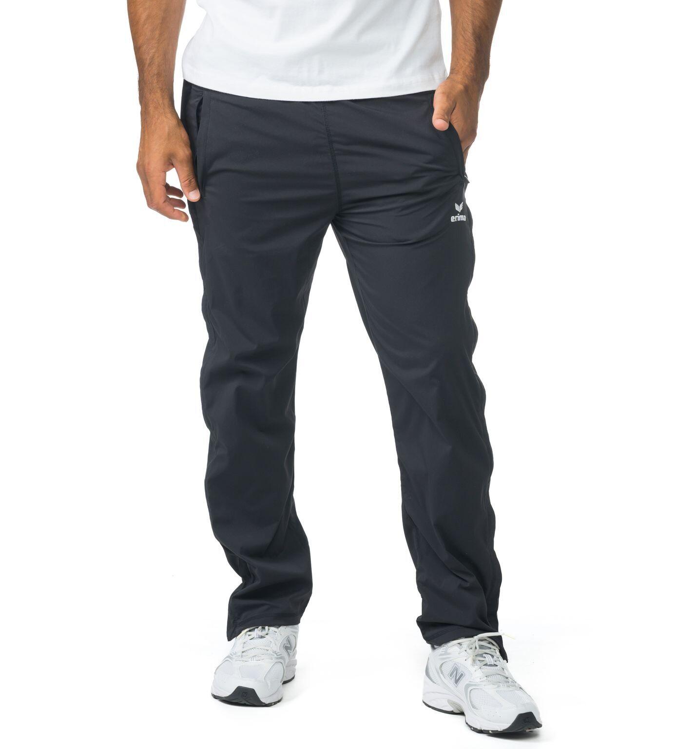 Pantaloni Erima cu fermoar pe lungime negru