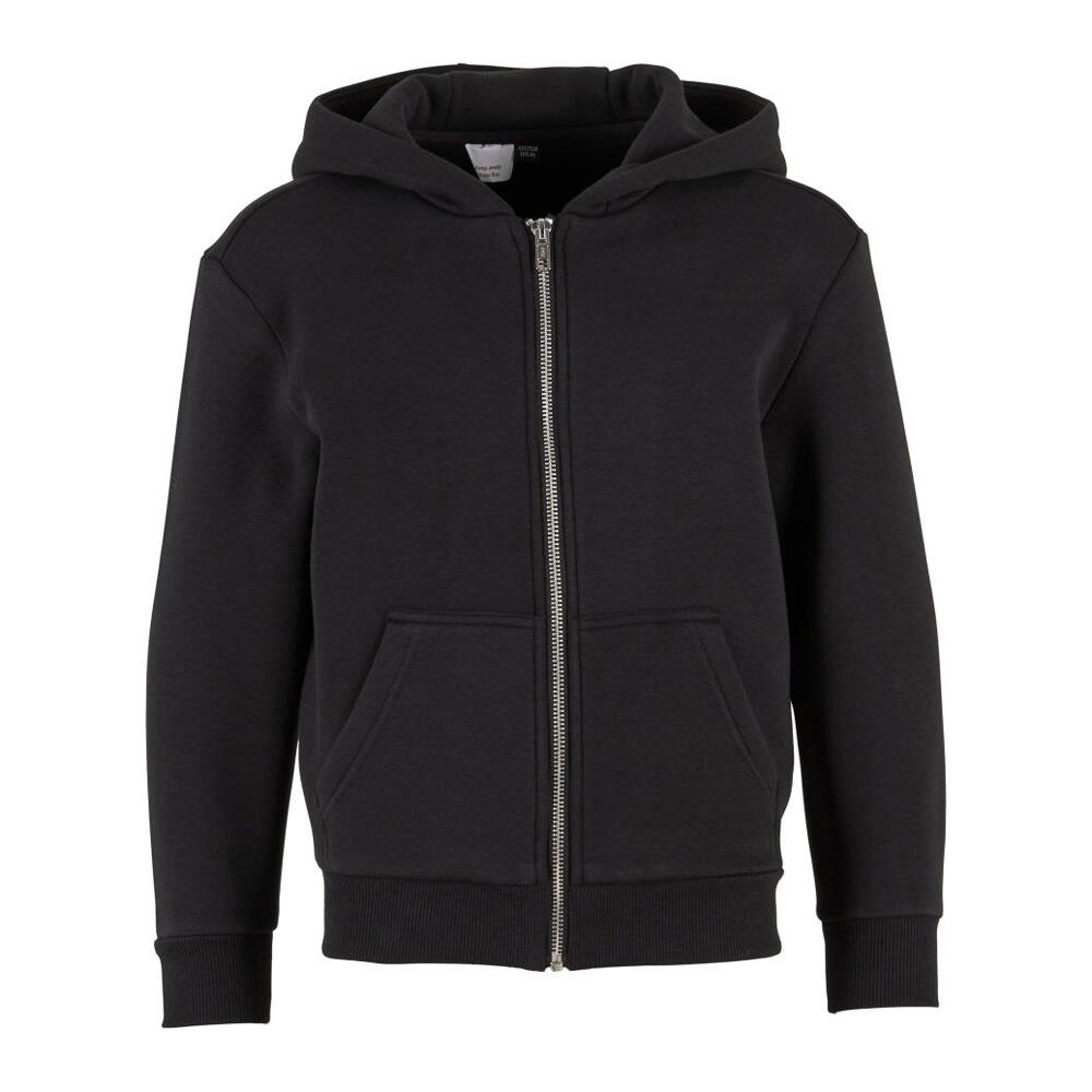 Build Your Brand Childrens/Kids Fluffy Full Zip Hoodie