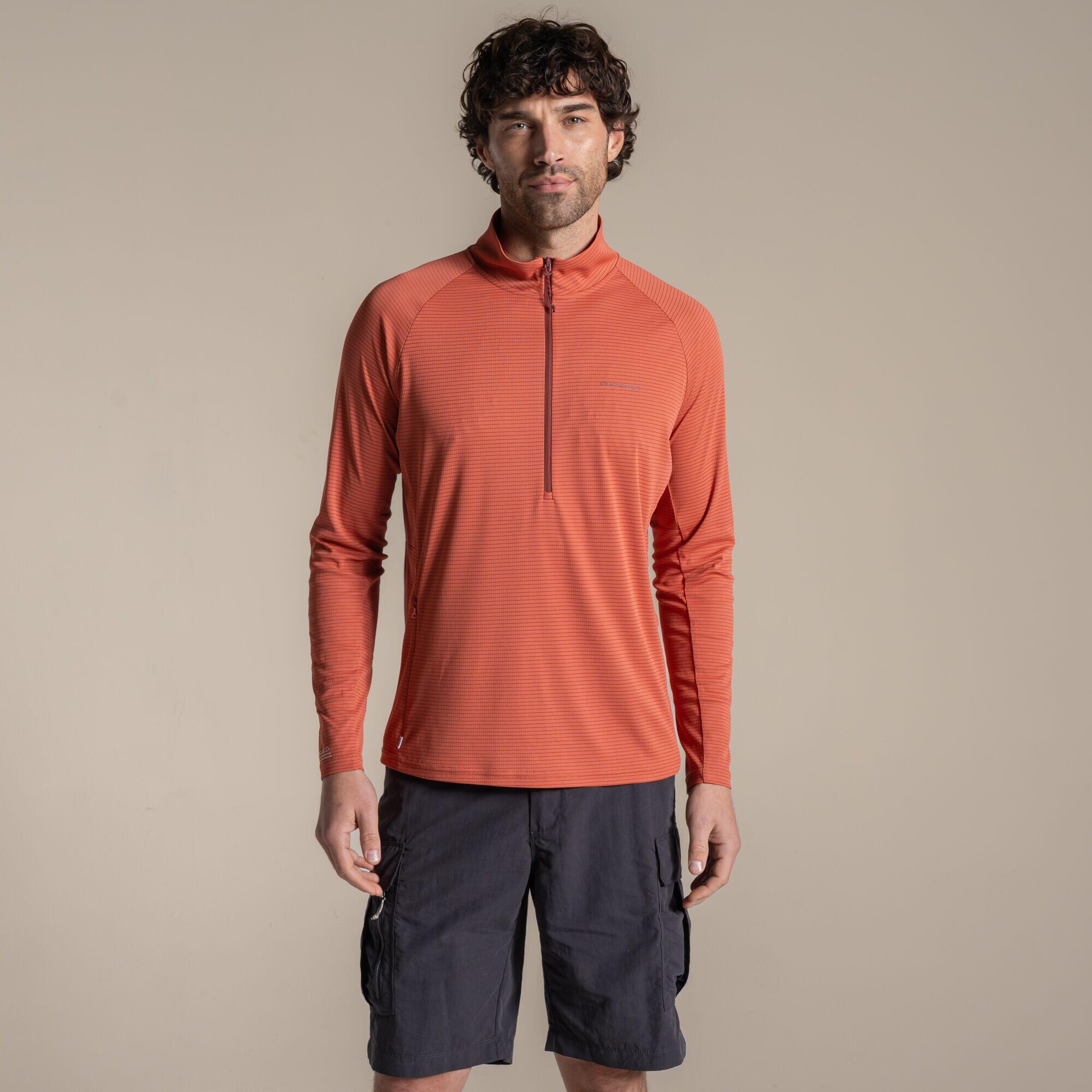 Camisola de manga comprida com 1/2 fecho Craghoppers NosiLife SolarShield+ 5/7
