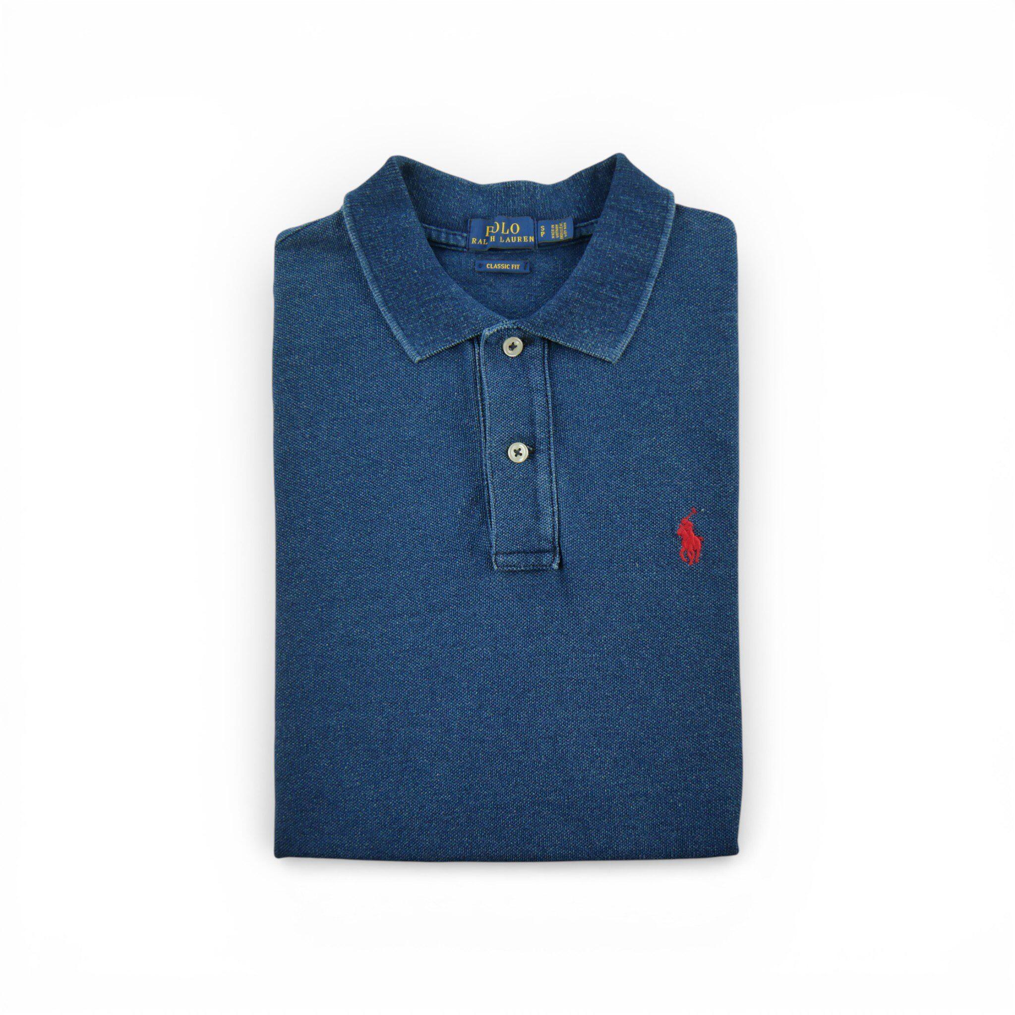 RALPH LAUREN Reconditionné - Polo manches courtes Homme Bleu - Excellent
