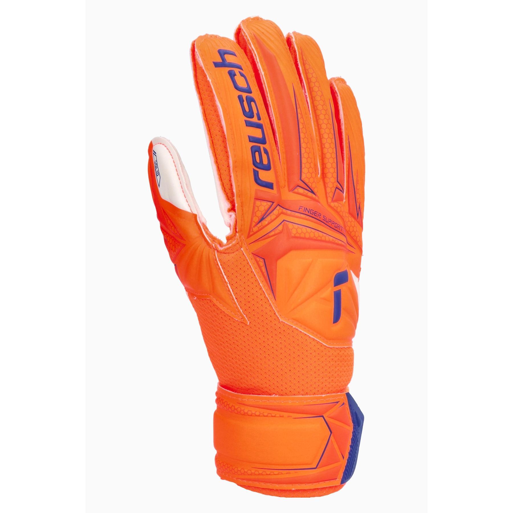 Guantes de portero infantiles Reusch Attrakt Solid Finger Support 2/5