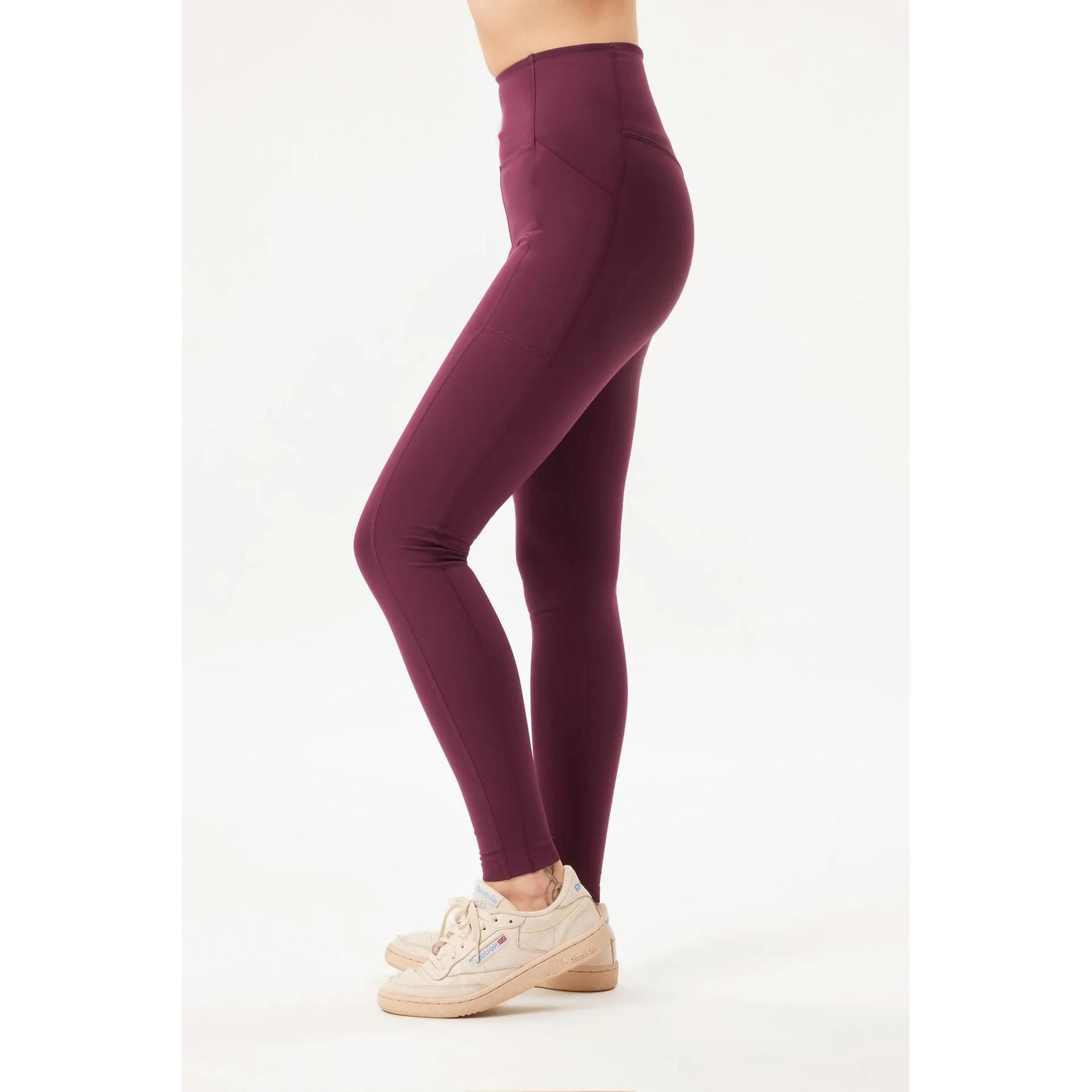 Hoch geschnittene 7/8 Leggings mit Taschen für Frauen Girlfriend Collective 3/5
