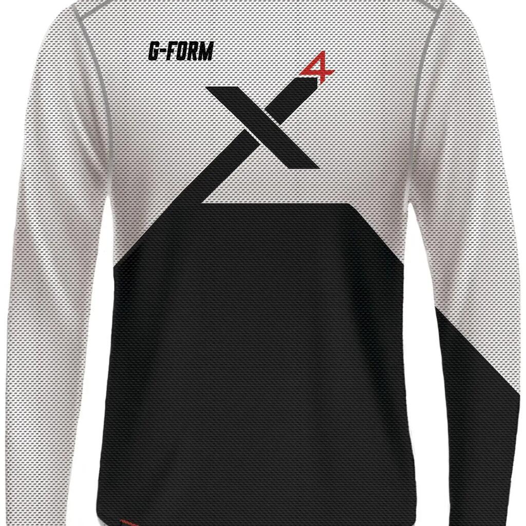 G-FORM Pro X-4 Long-Sleeve Cycling Shirt S White/Black