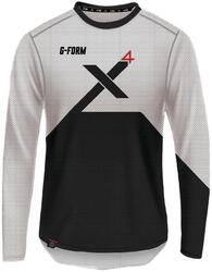 T-shirt manches longues G-FORM Pro X4 XL blanc/noir