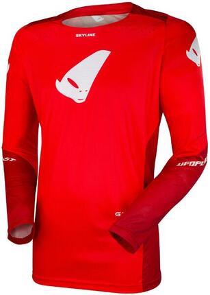 UFO PLAST MX Skyline Herren Longsleeve Jersey Rot Gr. S
