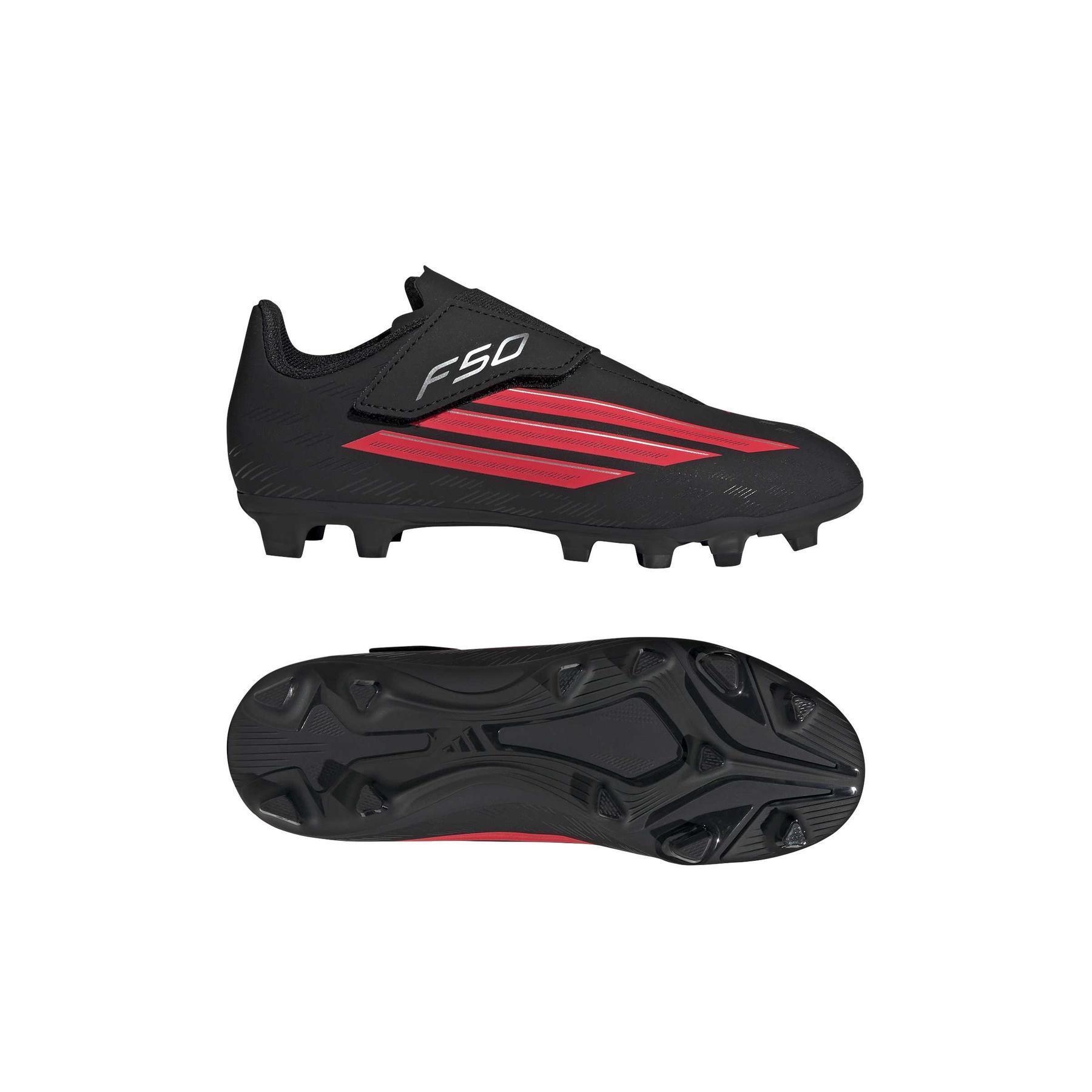 Sapatos de futebol para crianças adidas F50 Club Vel FG/MG 2/7
