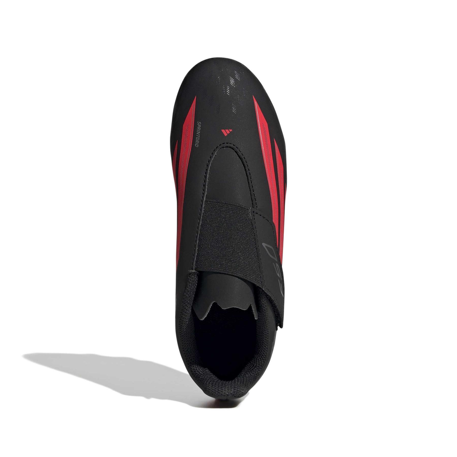 Sapatos de futebol para crianças adidas F50 Club Vel FG/MG 5/7