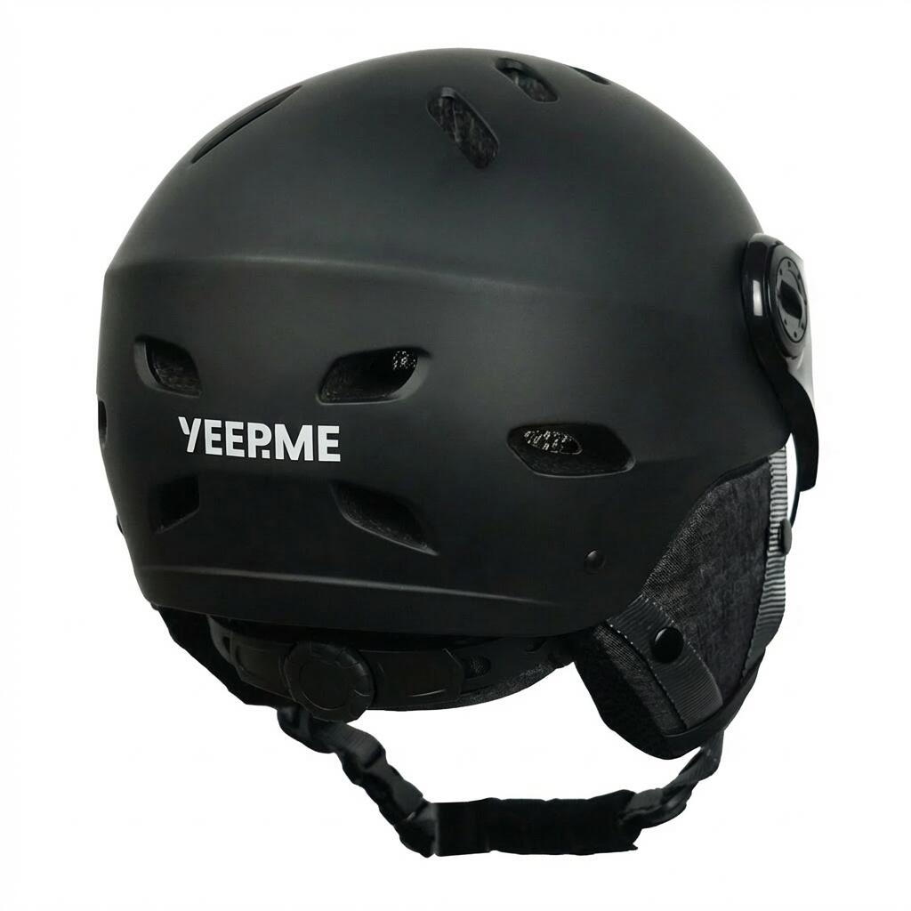 Casque YEEP.ME H.30 Vision NOIR - Visière 4 Saisons - Vélo & Trottinette 3/7