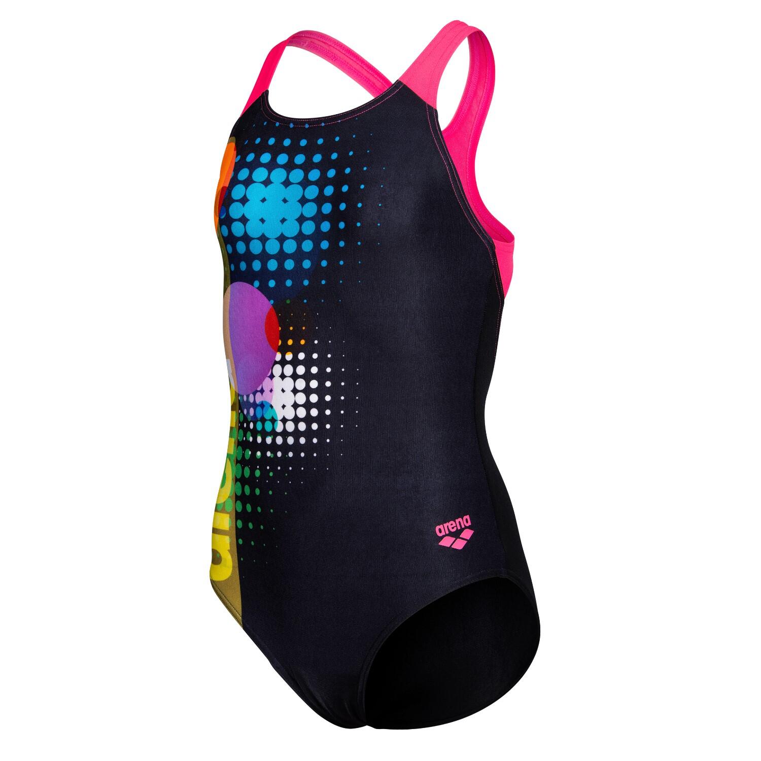 Kostium kąpielowy dziewczęcy Arena Dots Swim Pro