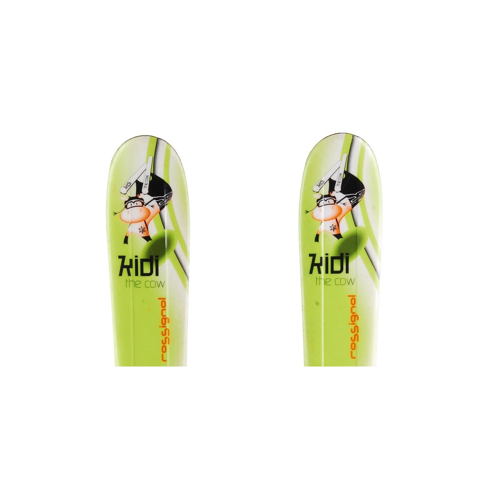 RECONDITIONNE - Ski Junior Rossignol Kidi The Cow + Fixations 2/5