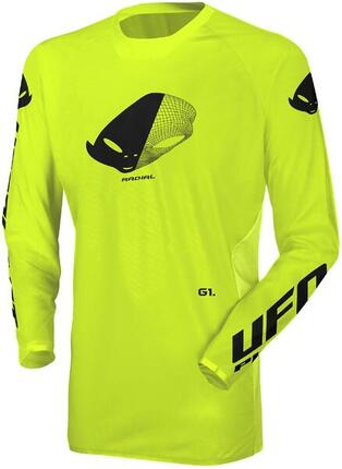 UFO PLAST MX Radial maillot homme manches longues néon jaune XL