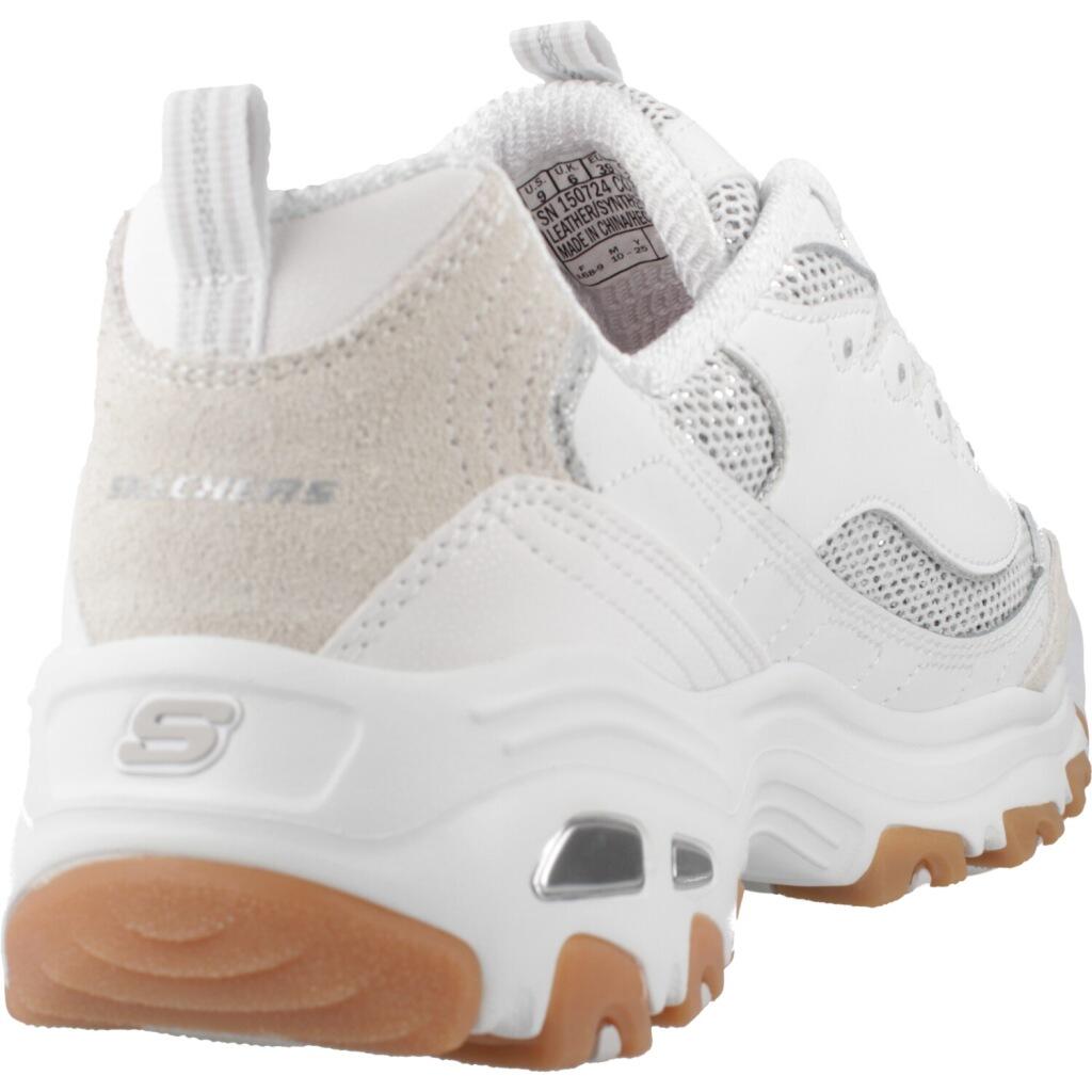Buty SKECHERS D LITES STELLAR SHIMMER Biały 3/5