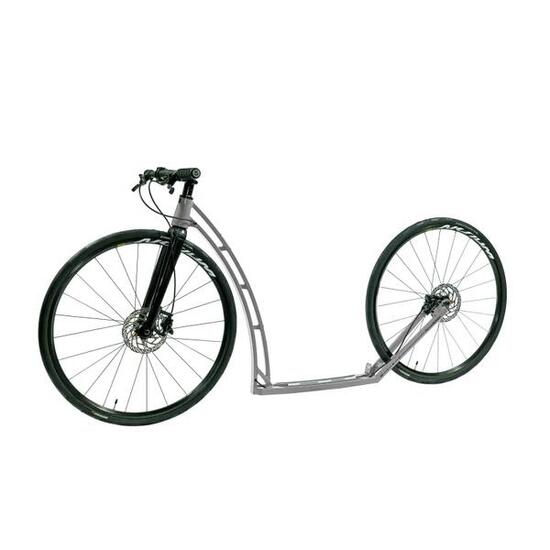 Mibo Revoo Rennstep mit Stahlrahmen und Shimano MT410 Bremsen