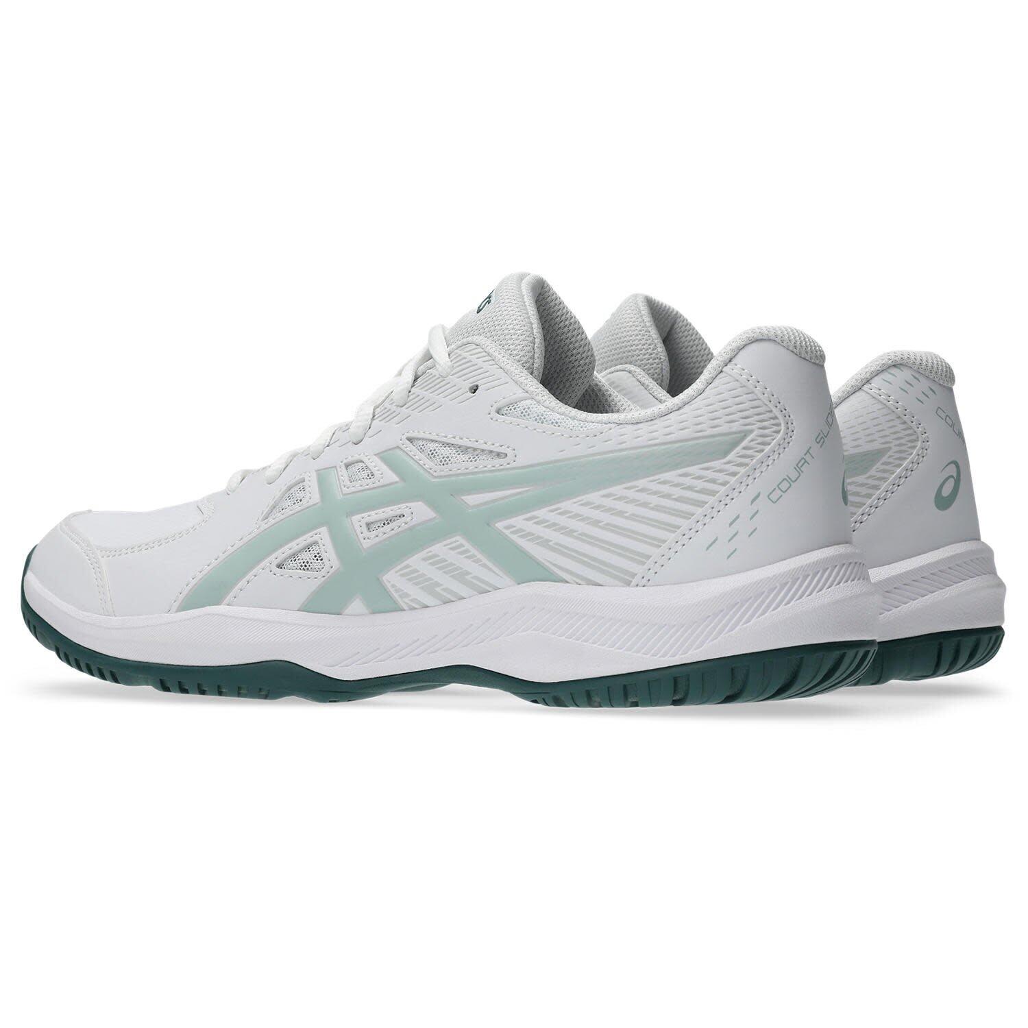 ASICS  Court Slide 4 - White/Moss 6/6
