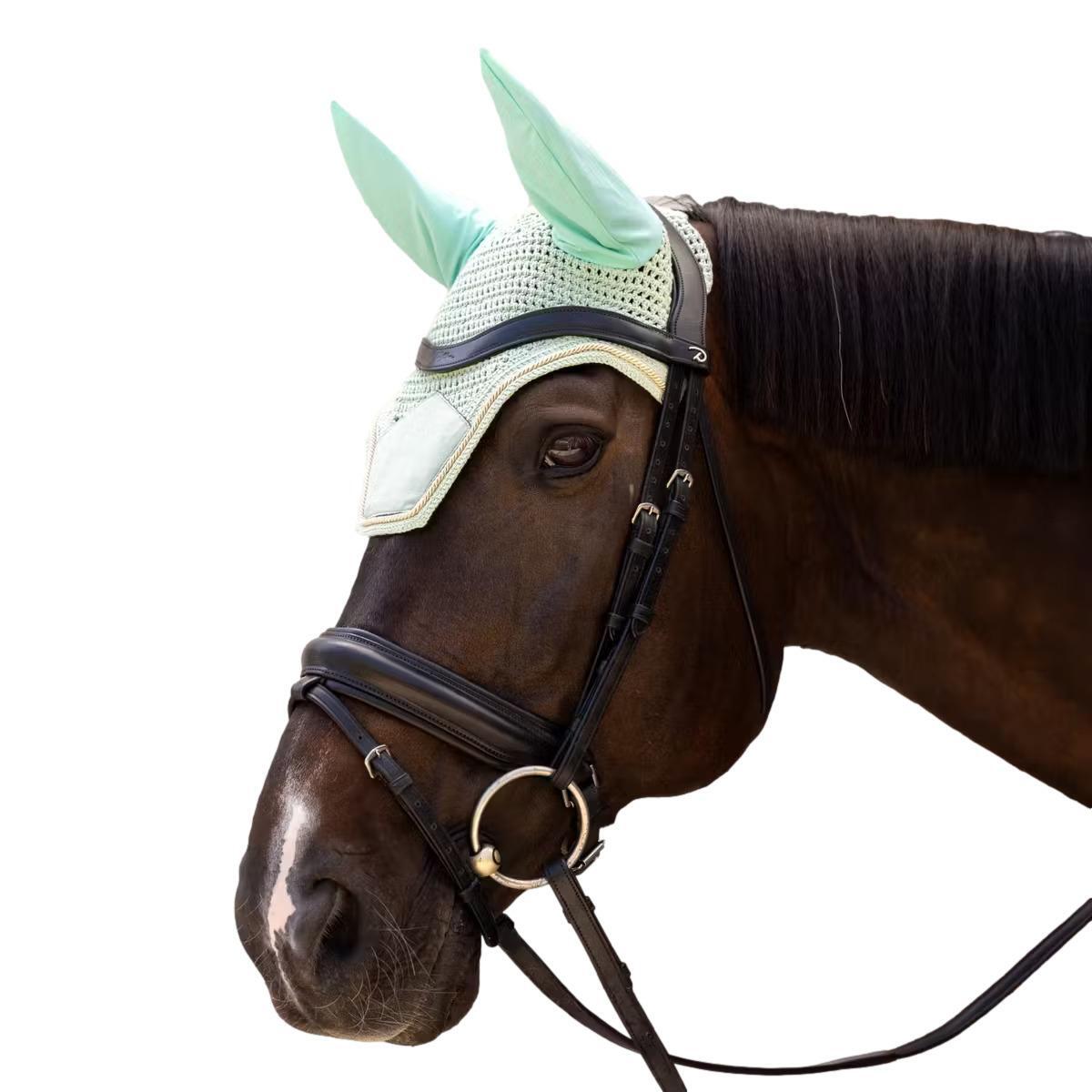 Cappuccio corto per cavallo anti-rumore Kentucky Horsewear Wellington 2/3