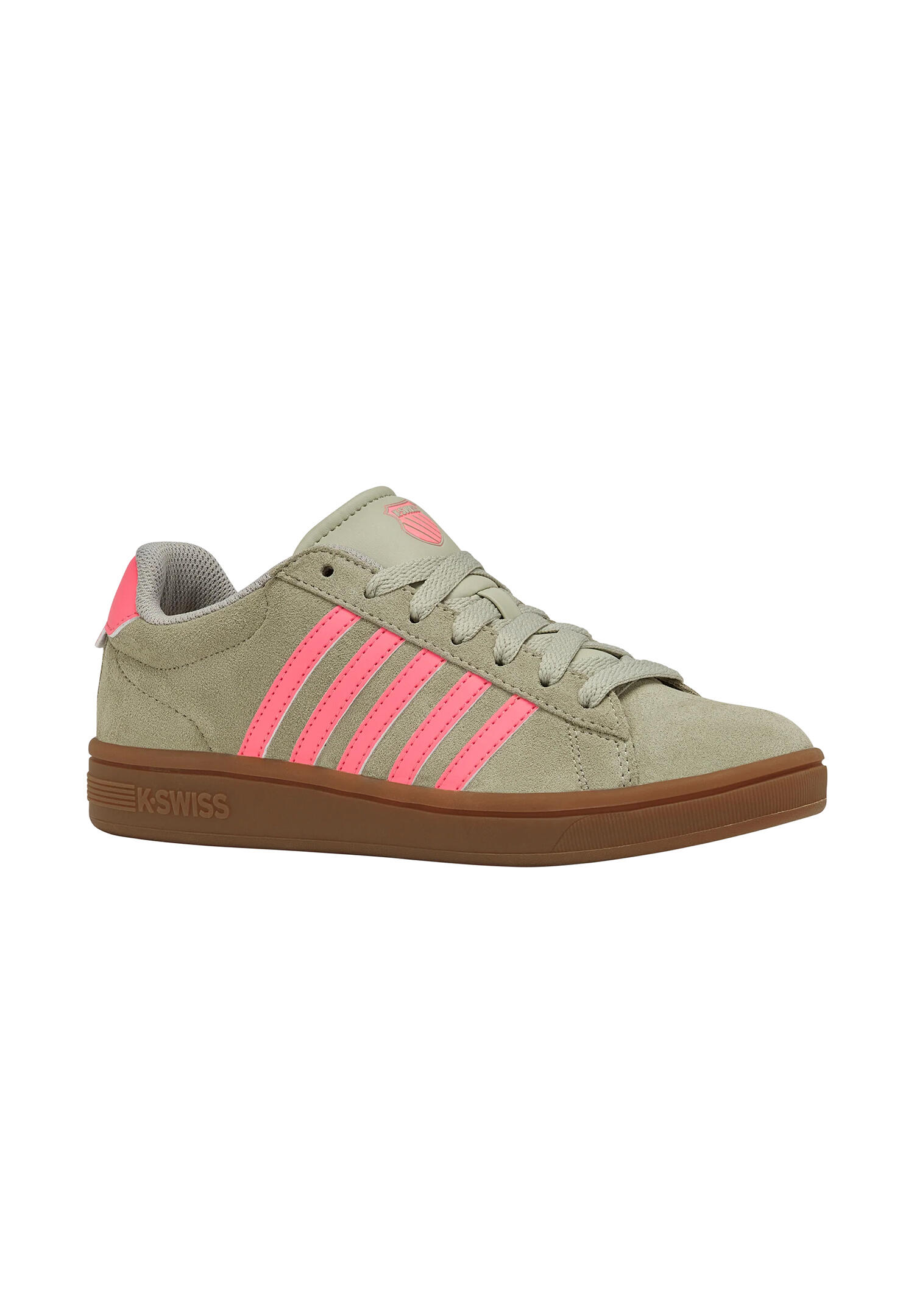 K-SWISS Court Tiebreak II SDE Damen Leder Sneaker Schuhe 99492-059-M Grau 5/6