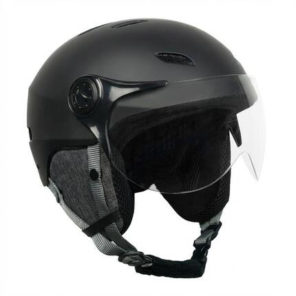 Casque YEEP.ME H.30 Vision NOIR - Visière 4 Saisons - Vélo & Trottinette