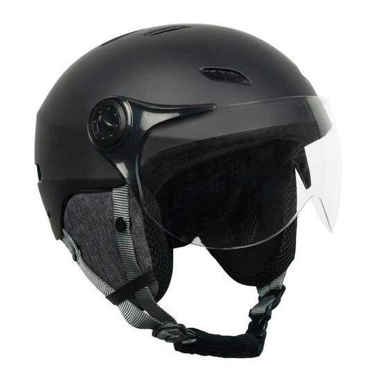 Casque YEEP.ME H.30 Vision NOIR - Visière 4 Saisons - Vélo & Trottinette