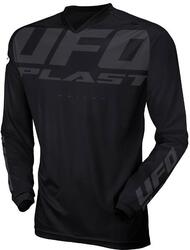 UFO PLAST MX Maiyun t-shirt homme manches longues polyester col V noir XL