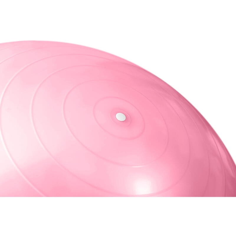 Bola de aeróbica fitness 55cm NS-950 rosa.