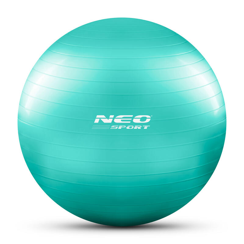 Bola de aeróbica fitness 65cm NS-951 turquesa.