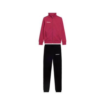 Survêtement en coton pour filles avec fermeture éclair