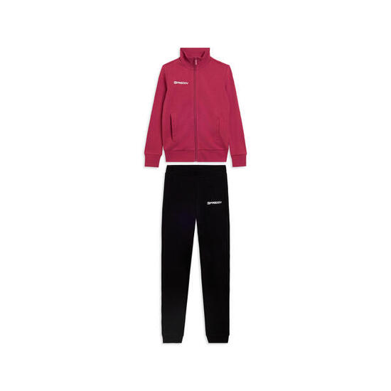 Survêtement en coton pour filles avec fermeture éclair