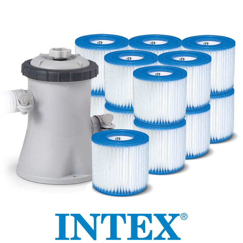 Pompa filtrująca do basenów 1250L/h Intex 28602 / 29007 + 13 filtrów